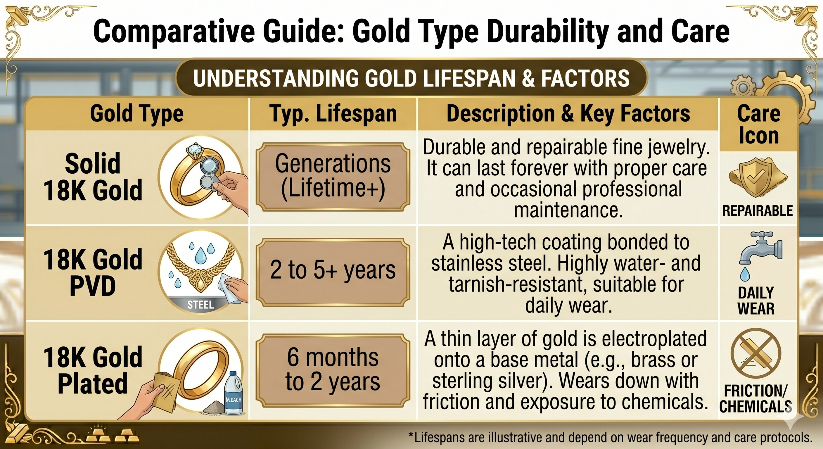How Long Will 18K Gold Last